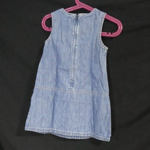Y2K | BABY GAP - Toddler | 3 years | Casual Sleeveless Denim Dress - Picture 2 of 15